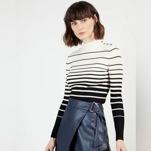 Ted Baker Wanada Stripe sleeve jumper